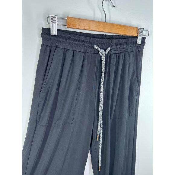 Heartloom Black Drawstring Waist Straight Lounge Pants Women's Size X-Small XS - Picture 4 of 7